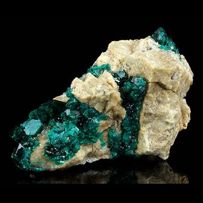 Dioptase Cluster