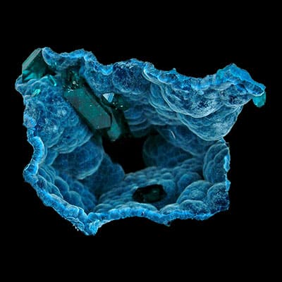 Dioptase in Shattuckite