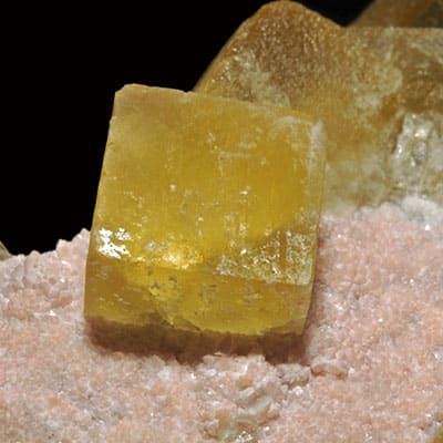 Gold Fluorite Crystal