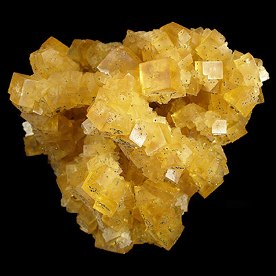 Gold Fluorite Cluster