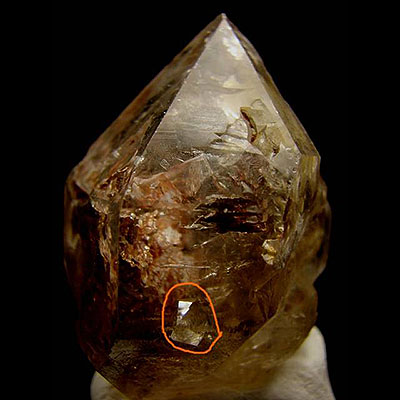 Manifestation Baby Within Elestial Quartz Crystal