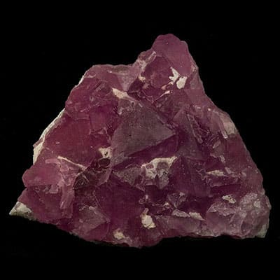 Magenta Fluorite Cluster