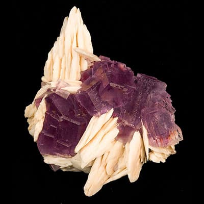 Magenta Fluorite Cluster