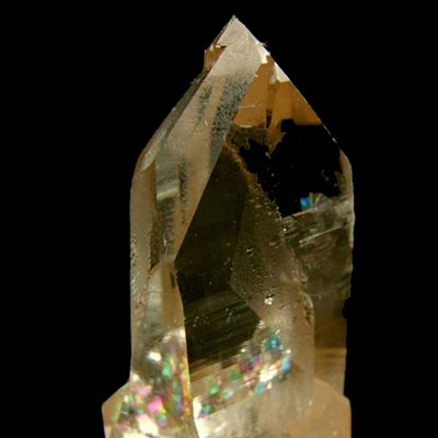 Citrine Rainbow Quartz Crystal