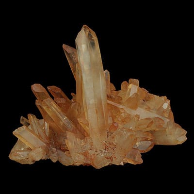 Tangerine Quartz Future Time-Link Crystal