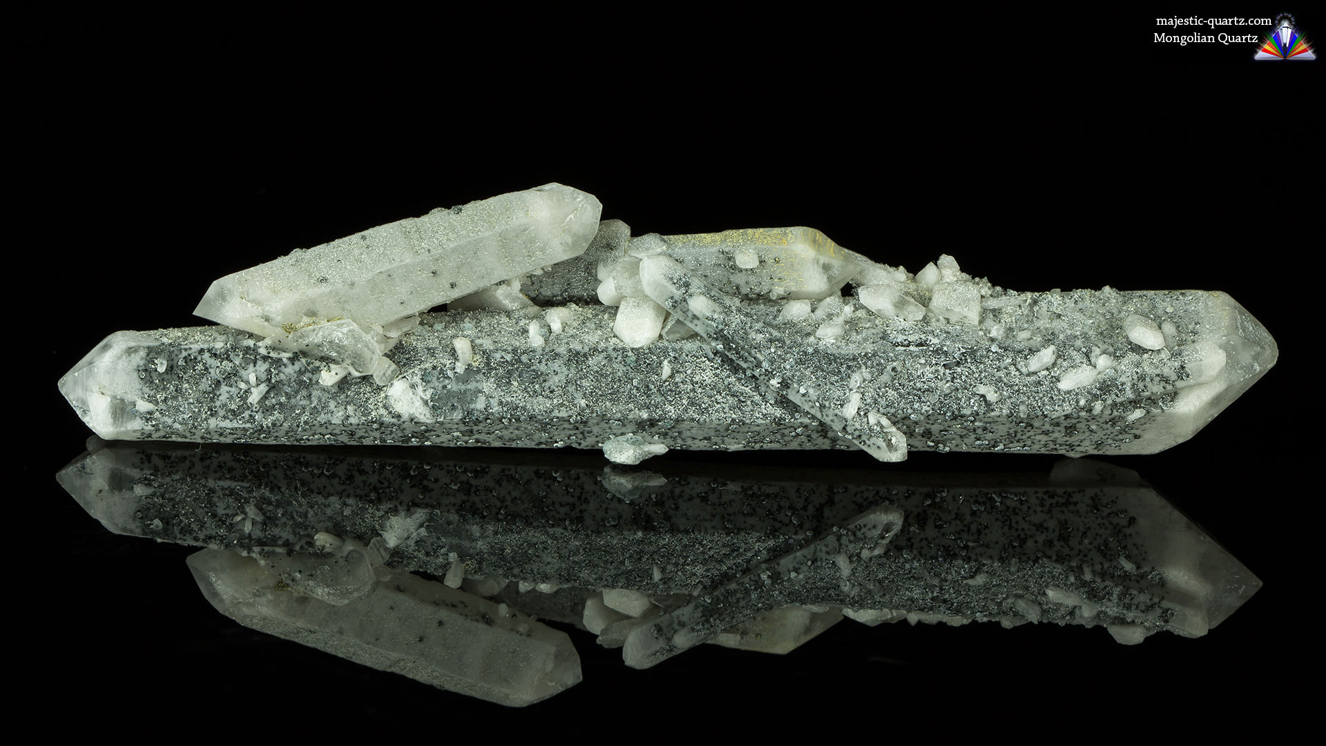 Large Inner Mongolian Elestial Quartz Dolomite Hematite Coated Terminated Natural Crystal Unpolished Pineapple Quartz Cluster