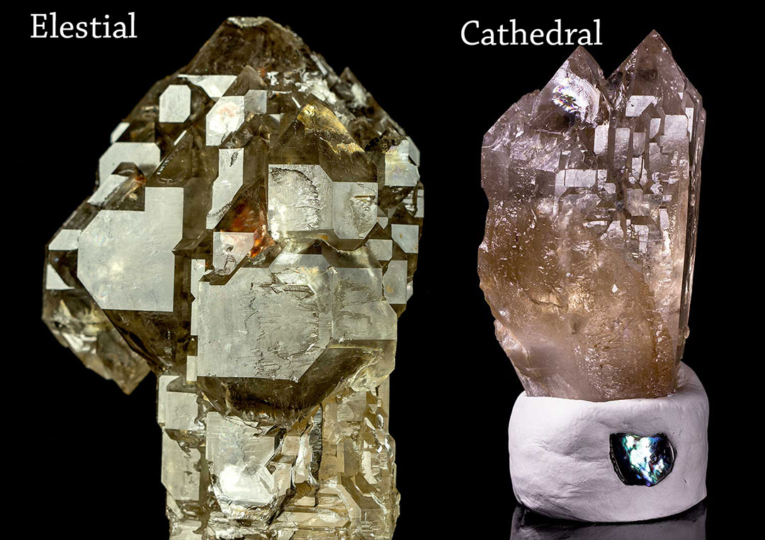 Elestial Quartz Properties and Meaning + Photos